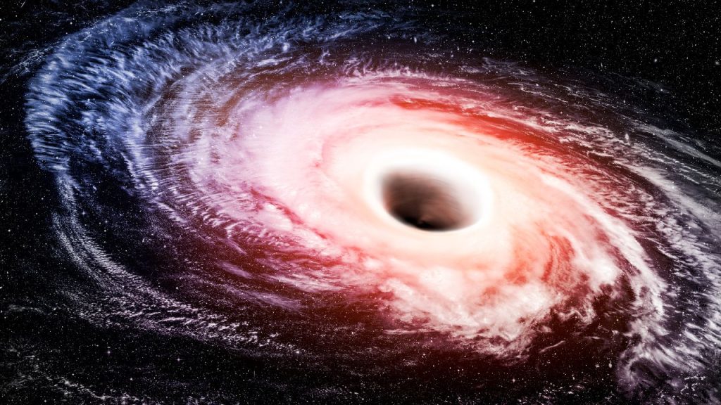 Black hole in space