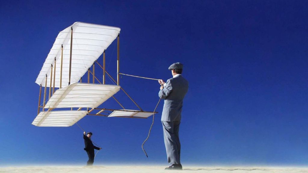 The Wright brother's invention of aeroplane