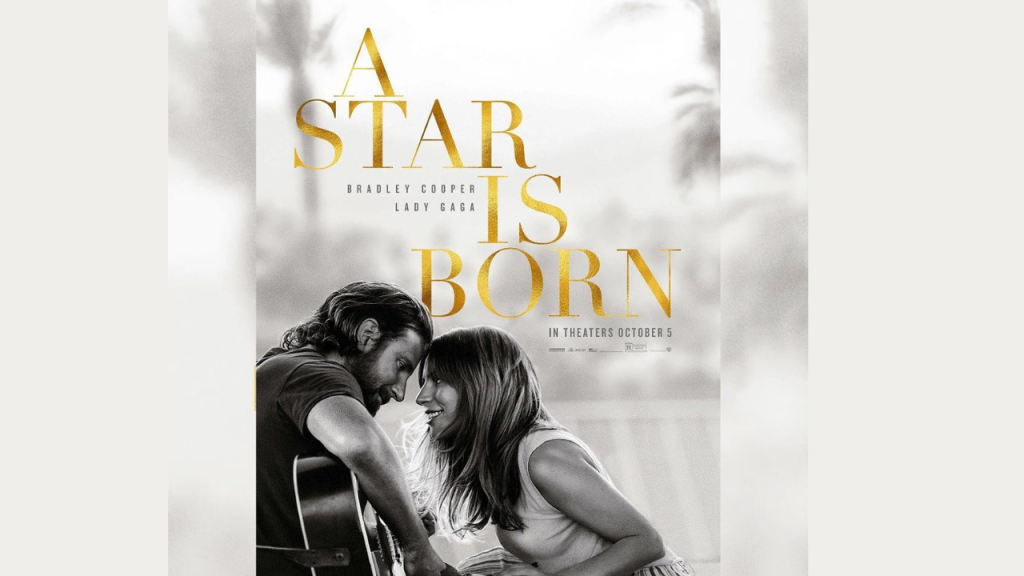 Lady Gaga's A Star is Born movie poster